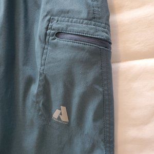 Eddie Bauer Guide Pro Capris Teal Blue